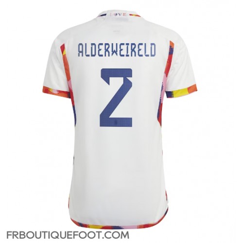 Maillot de foot Belgique Toby Alderweireld #2 Extérieur vêtements Monde 2022 Manches Courtes